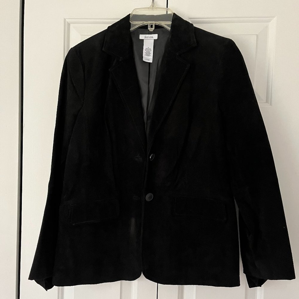 Liz & Co black suede jacket